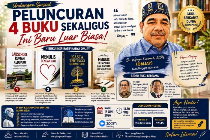 peluncuran buku omjay/dokpri