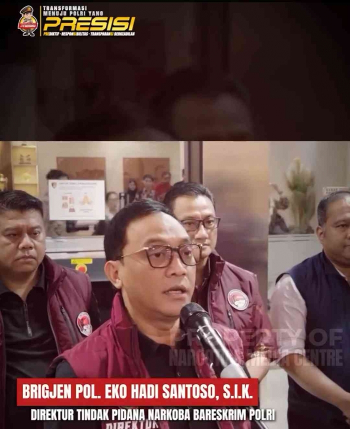 Foto Dokumentasi Dittipidnarkoba Bareskrim Polri