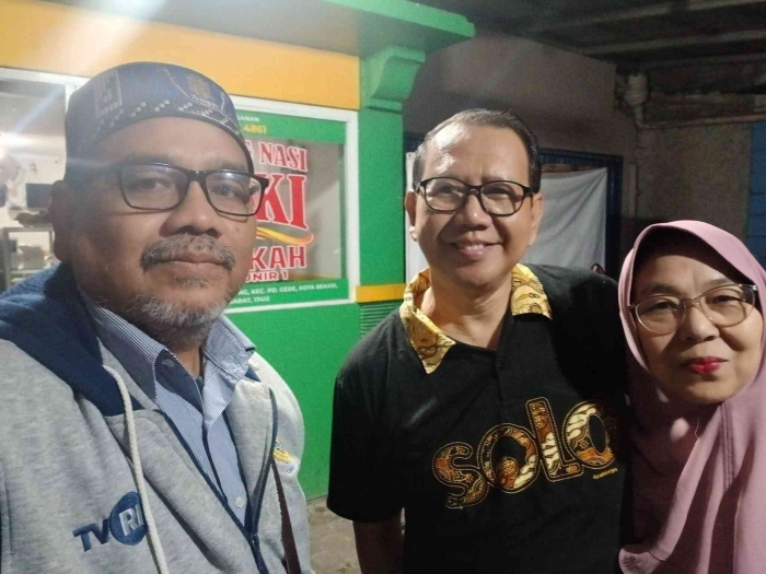 Omjay bersama Haji Dedi dan Istri/dokpri