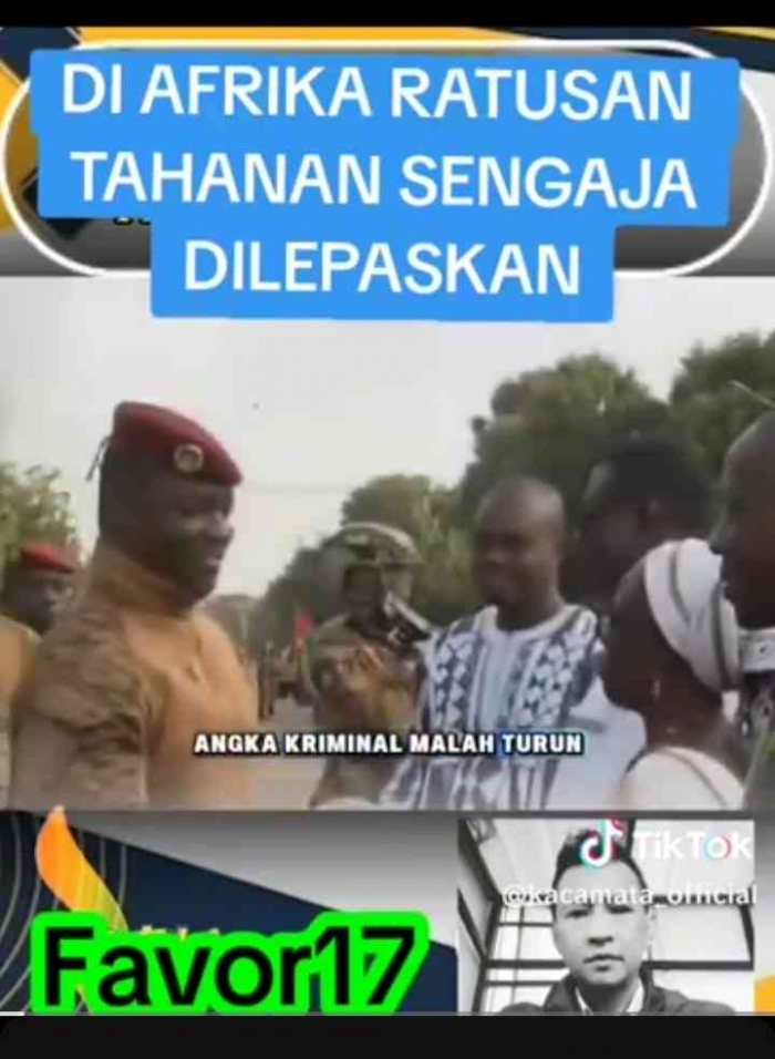 Ratusan tahanan sengaja dilepaskan di Afrika