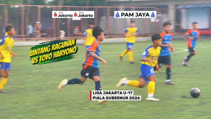 Bintang Ragunan menang telak 3-0 atas Toyo Haryono di pekan kedua Liga Jakarta U-17 Piala Gubernur 2026. Foto: Isson Khairul