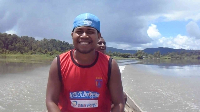 Perjalanan menuju danau Rombebai di pedalaman Papua (dokumentasi pribadi)