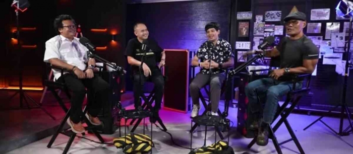 Foto pembicara Podcast Close the Door Underground. Sumber: dokumentasi pribadi.