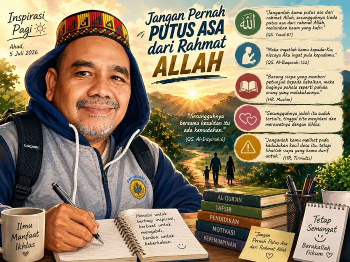 Jangan putus asa dari Rahmat Allah/dokpri