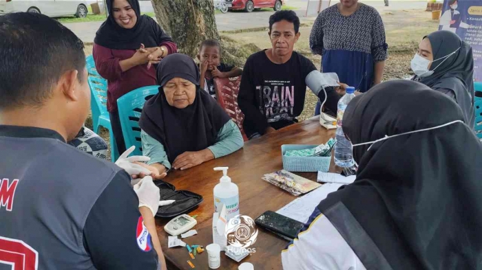 Layanan Polikel dihalaman depan Rutan Pasangkayu