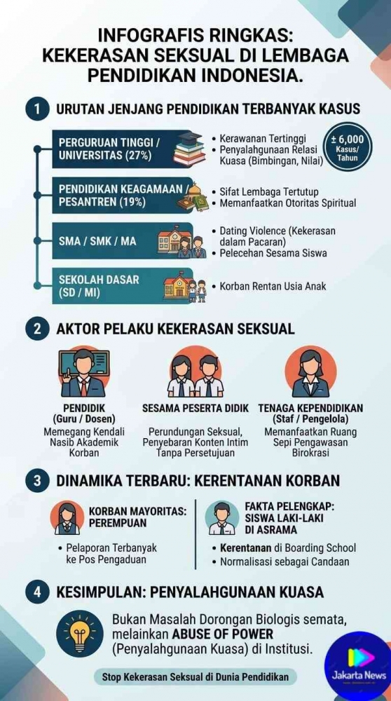 Kekerasan Seksual di Institusi Pendidikan | Jakarta News