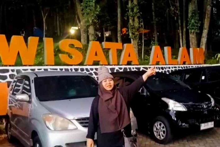 Meliput suasana pagi di Pesona Wisata Alam Kalipasang (Dokumentasi pribadi: Isti Yogiswandani)