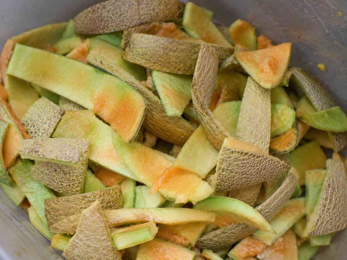 Limbah kulit melon. (Sumber foto: Jandris_Sky)