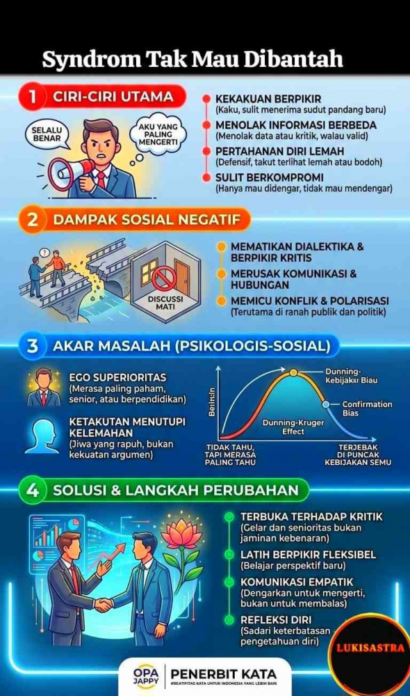 Sindrom Tak Mau Dibantah | Lukisastra