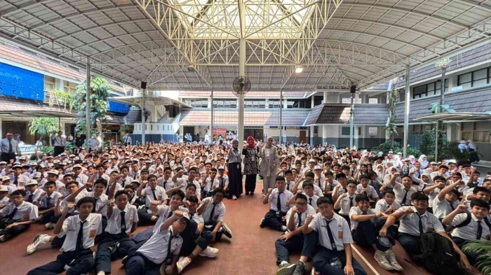 Kegiatan siswa di SMP labschool Jakarta/dokpri