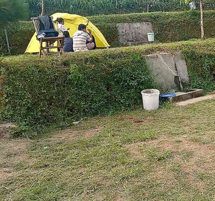 Tempat cuci dan sumber air bersih juga dekat dan lancar(Dokumentasi pribadi: Isti Yogiswandani)