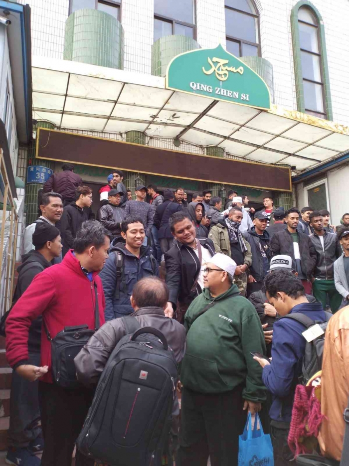 omjay dkk di masjid china/dokpri