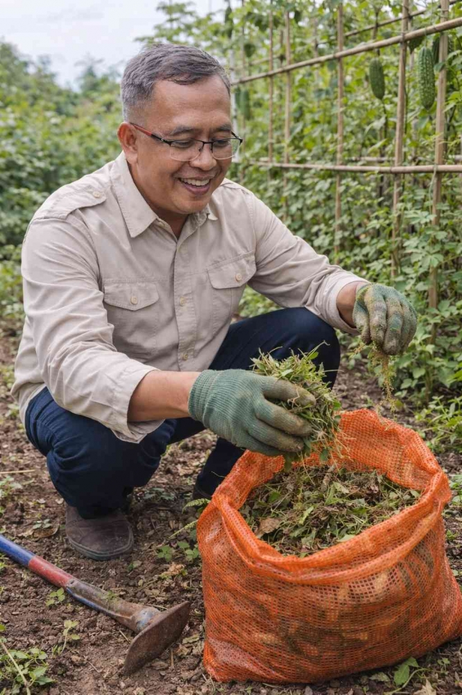 Keterbatasan lahan perkotaan, vertikultur membuktikan setiap sudut rumah memiliki potensi menjadi sumber pangan produktif. (Sumber foto: Jandris_Sky)