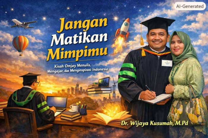Nantikan buku terbaru Omjay di akhir Juli 2026.dokpri