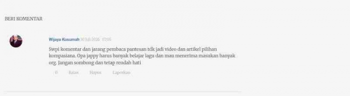 Tangkapan Layar Kompasiana | Opa Jappy