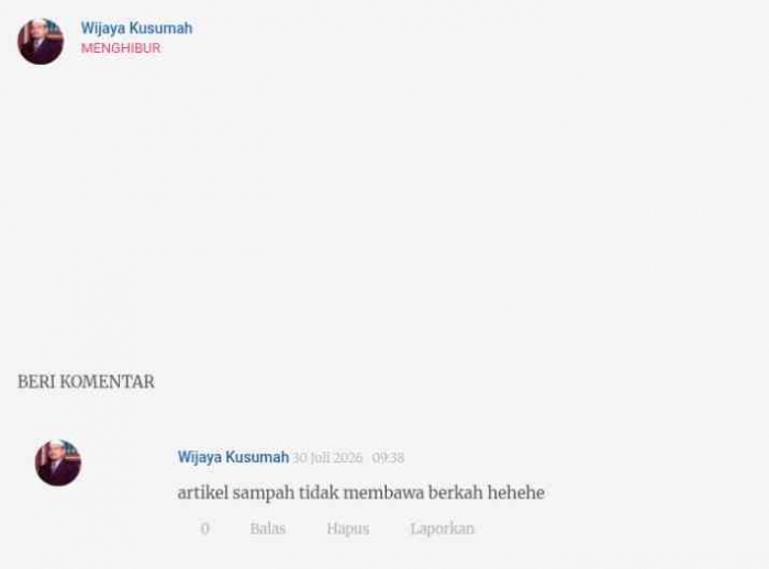 Tangkapan Layar Kompasiana | Opa Jappy