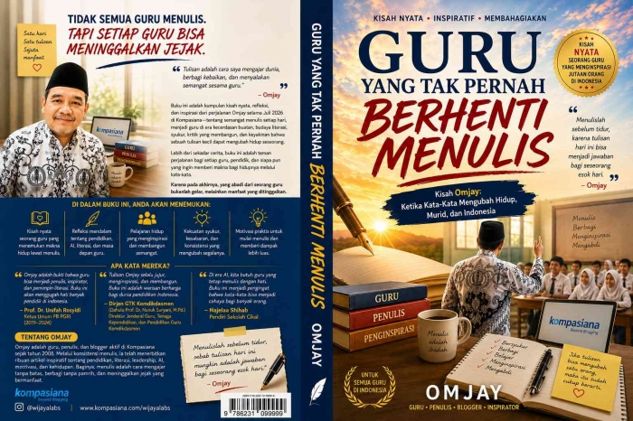 buku karya omjay/dokpri