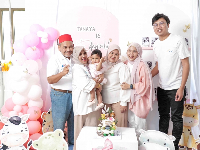 omjay bersama keluarga/dokpri