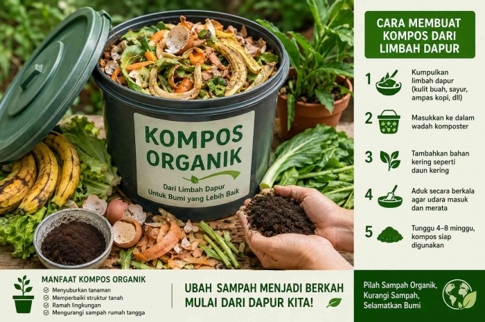 Masih banyak orang yang menganggap limbah dapur sebagai sesuatu yang tidak berguna. (Sumber foto: Jandris_Sky/Gemini)