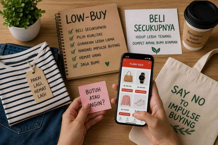 Banyak orang baru menyadari bahwa lemari mereka sebenarnya sudah penuh dengan pakaian yang masih layak digunakan. (Sumber foto: Jandris_Sky/Gemini)