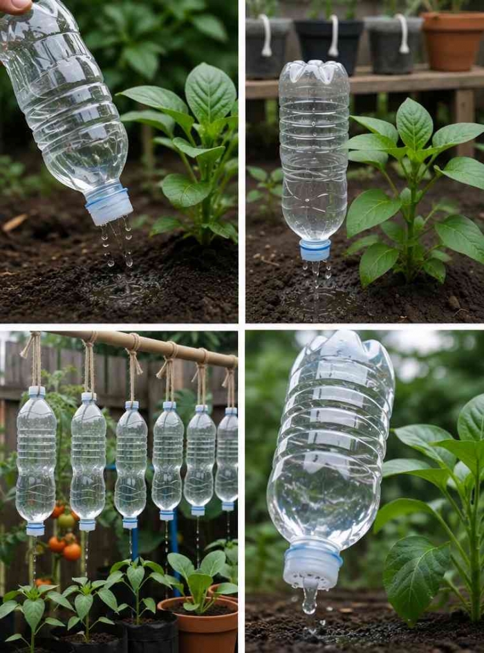 IPO adalah Irigasi Penyiraman Otomatis dengan memanfaatkan limbah botol plastik. (Sumber foto: Jandris_Sky/Gemini)