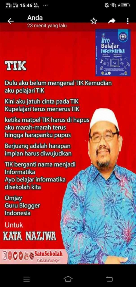 Omjay Guru Blogger Indonesia/dokpri