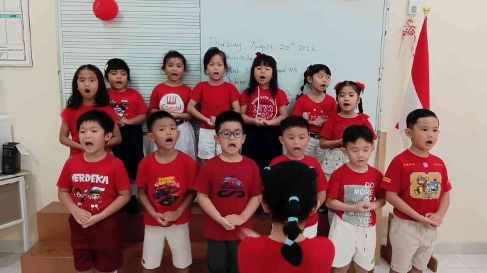 Lomba Paduan Suara Anak Kelas 2. Foto fokpri.