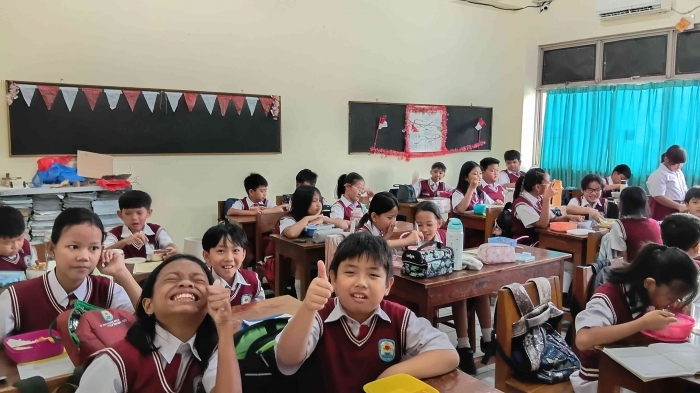 Kegiatan makan sehat. Foto dokpri.