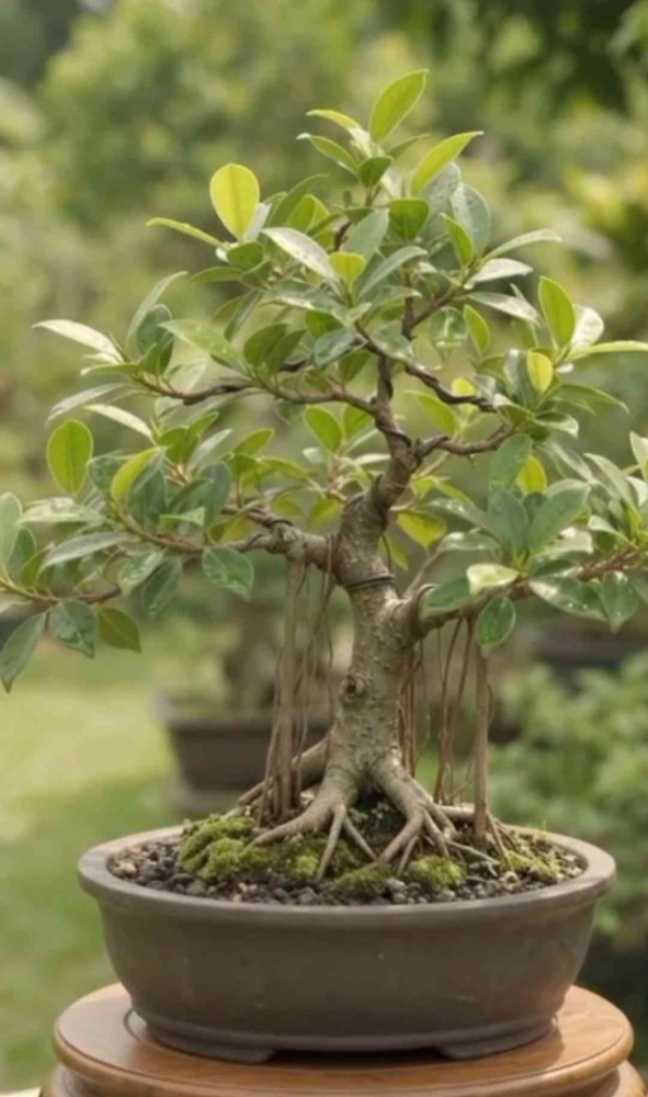 Membentuk pohon beringin menjadi bonsai. (Sumber foto: Jandris_Sky)