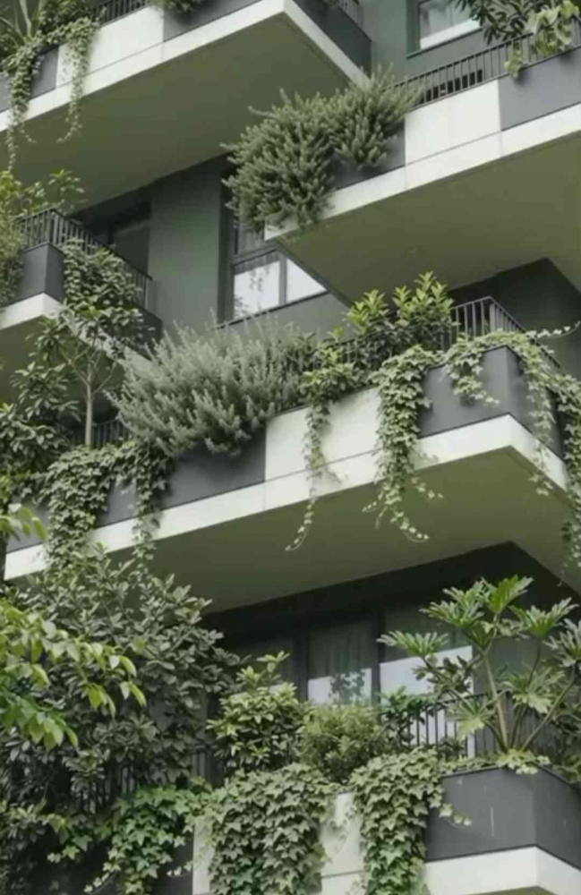 Arsitektur berkelanjutan sering dikaitkan dengan bangunan hijau atau green building. (Sumber foto: Jandris_Sky)