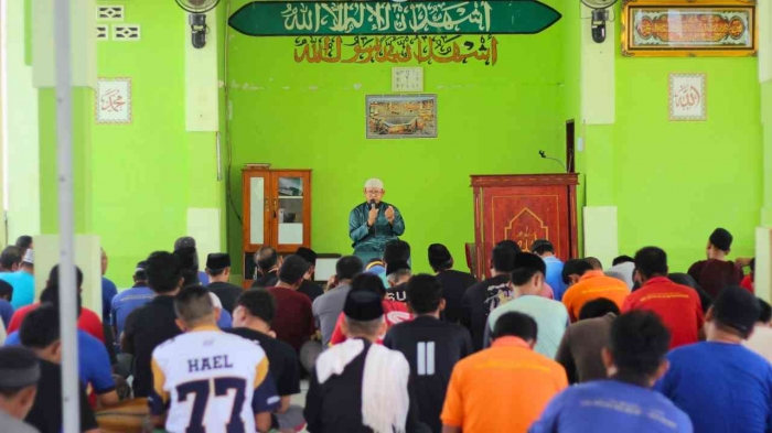 Kegiatan Berlangsung dimasjid Nurul Taubah Rutan Pasangkayu