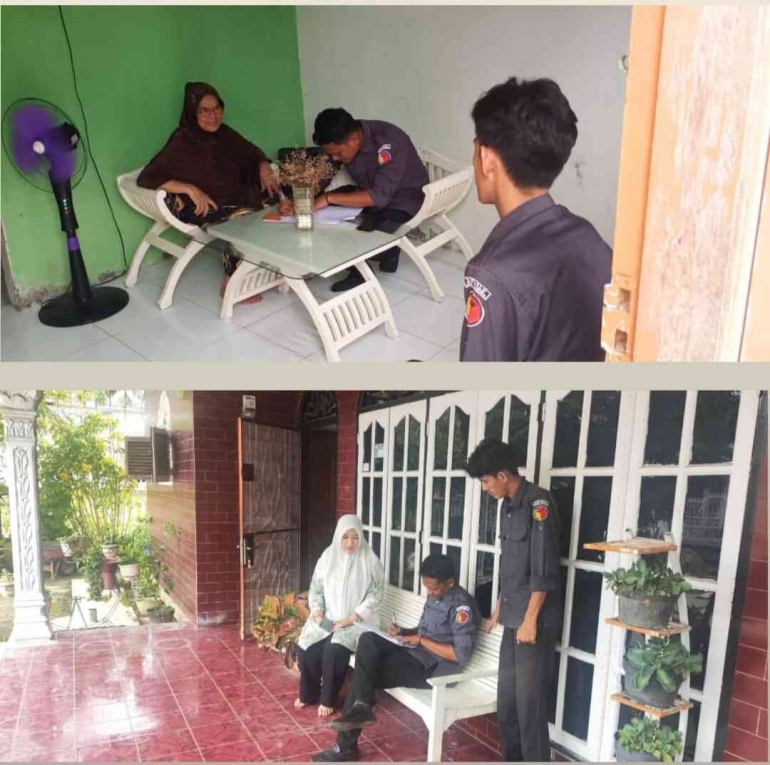 Photo : uji petik data pemilih warga py bujok tunong (dok : humas)