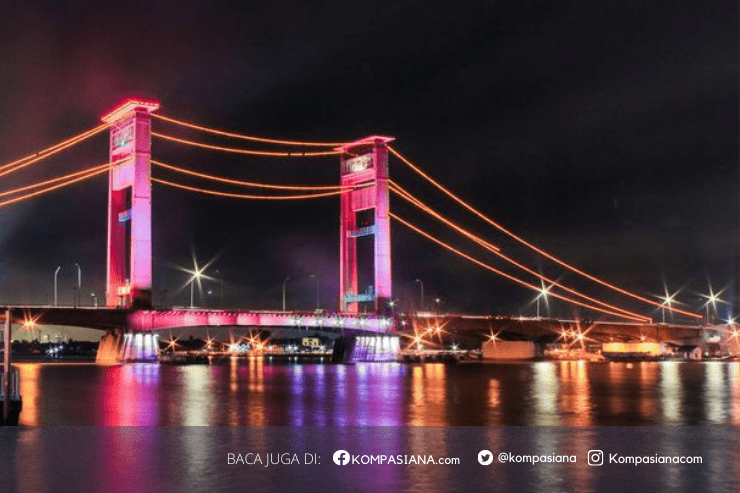 Palembang. Sumber ilustrasi: SHUTTERSTOCK via KOMPAS.com/Ryan Zulqudsie