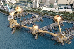 Aladdin City akan dibangun di kawasan Dubai Creek. Photo: https://s.yimg.com/