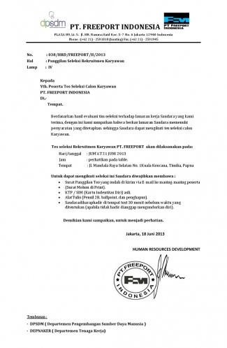 Dugaan Penipuan Berkedok Lowongan Kerja Pt Freeport