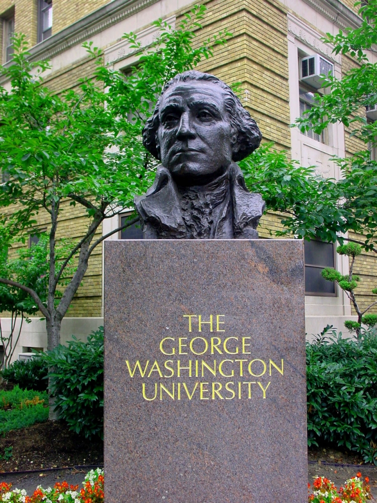 The George Washington University, tempat Alif Fikri kuliah