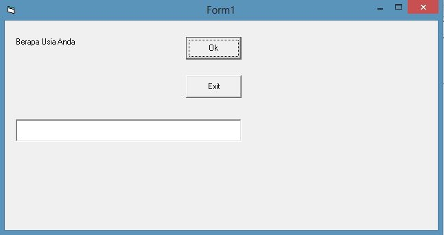 Membuat Dialog Box Msgbox Menggunakan Visual Basic 6 0
