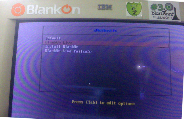 Menjalankan BlankOn Linux lewat Flashdisk