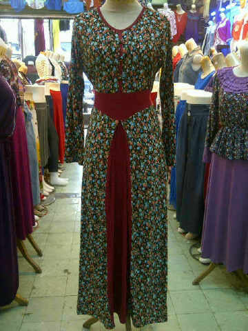 baju lebaran 2013 gamis korea buka pintu