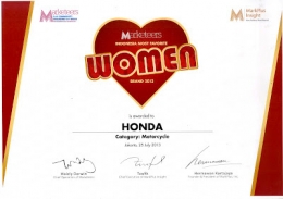 Motor Honda Menjadi Pilihan Wanita Indonesia
