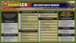 menu utama LCK SMK