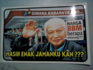 Stiker Soeharto Bertebaran Kerinduan Kembalinya Dinasti Soeharto Kompasiana Com