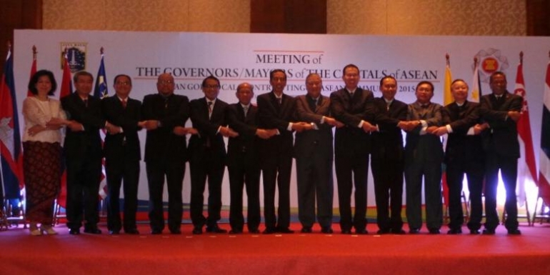  Suasana Meeting of the Governoor and Majors of the Capitals of ASEAN di Dua Mutiara II Hotel JW Marriot, Kuningan, Jakarta - KOMPAS.COM