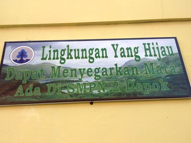 Smp Negeri 2 Depok Sekolah Berbudaya Lingkungan Kompasiana Com