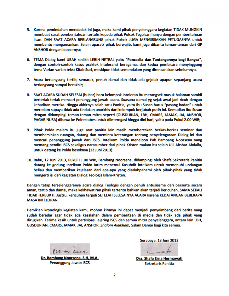 Aksi Fpi Cs Terhadap Diskusi Membedah Varian Varian Teks