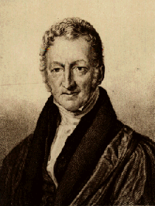 Thomas Malthus (14 Februari 1766 - 29 Desember 1834)