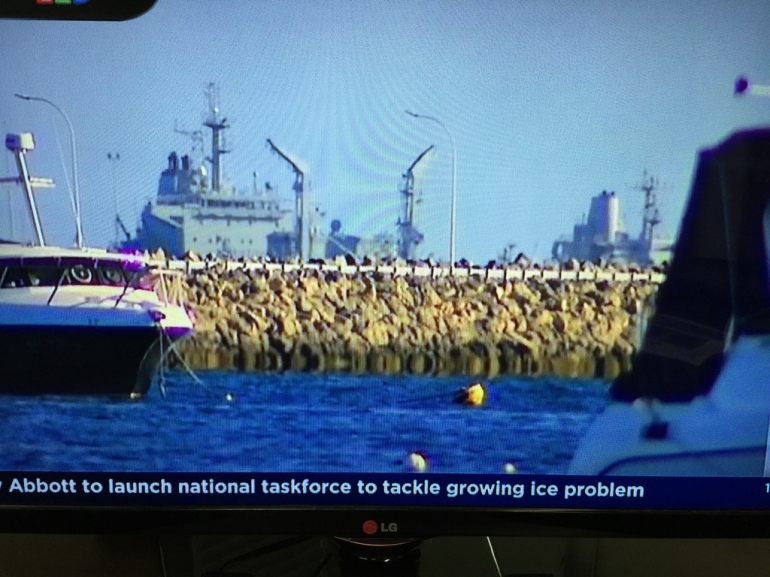 Penyelidikan tengah dilakukan di kalangan NAVY Australia. Photo: doc. pribadi dari ABC TV