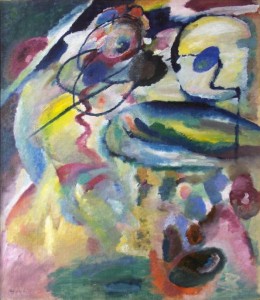 Picture with a Circle (2011) karya Wassily Kandinsky (sumber gambar: arthistory.about.com)