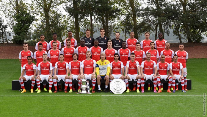 Punggawa Arsenal FC 2014-2015 | sumber: arsenal.com
