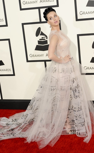 Katy Perry in Grammy/image:sheknows.com